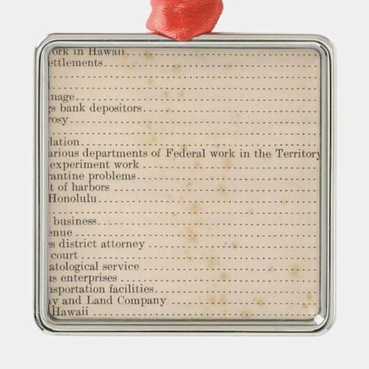 ハワイ5 メタルオーナメント (正面)