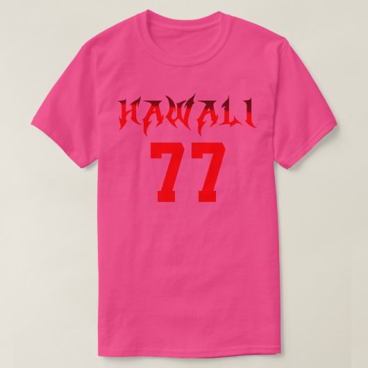 ハワイ77 Tシャツ (デザイン正面)
