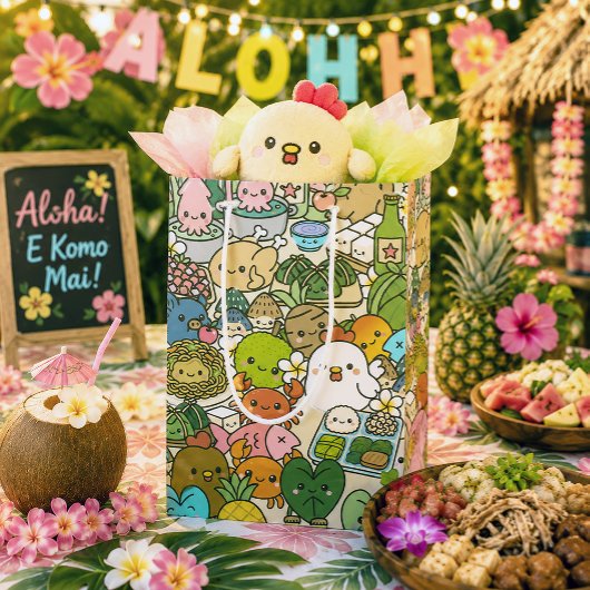 ハワイ かわいい ルアーウ オールスター ミディアムペーパーバッグ