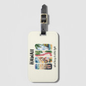 ハワイ – アイランドブリーズ&アロハライト ラゲッジタグ (正面縦)