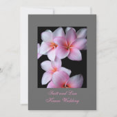 ハワイ ウェディング アナウンスメント 招待状 (正面)