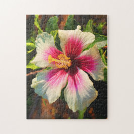 ハワイ，オアフのハイビスカス ジグソーパズル