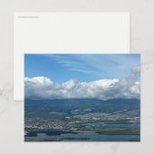 ハワイ オアフ島 航空写真 ポストカード (正面/裏面)