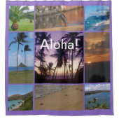 ハワイ，オアフ シャワーカーテン (正面)