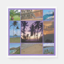 ハワイ，オアフ スタンダードランチョンナプキン