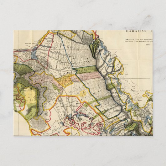 ハワイ，オアフ ポストカード (正面)