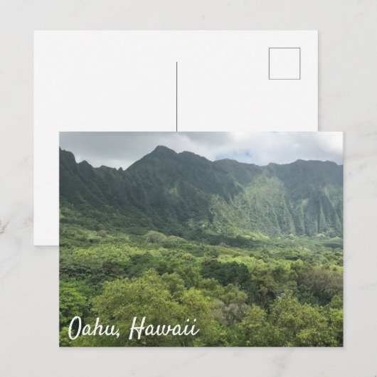 ハワイ，オアフ ポストカード (正面/裏面)
