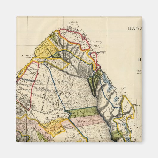 ハワイ，オアフ マグネット (正面)