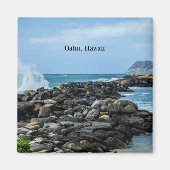 ハワイ，オアフ マグネット (正面)