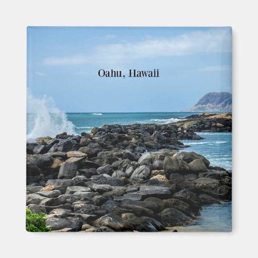 ハワイ，オアフ マグネット (正面)