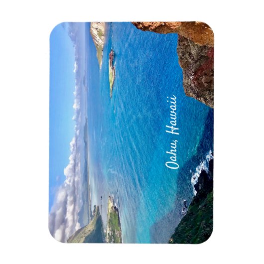 ハワイ，オアフ マグネット (縦)