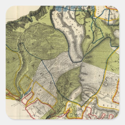 ハワイ，カウアイ スクエアシール (正面)