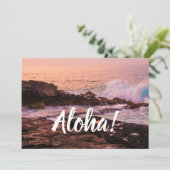 ハワイ，カウアイ，ポイプサンライズ 招待状 (スタンド正面)