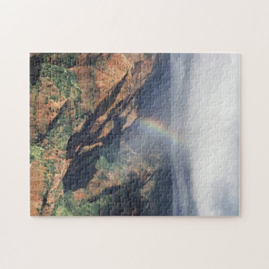 ハワイ、カウアイ、ワイメアキャニオン州パーク ジグソーパズル (横)