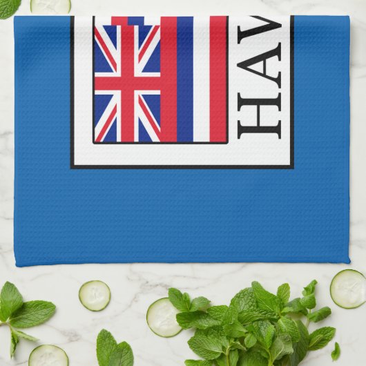 ハワイ キッチンタオル (折り畳み)