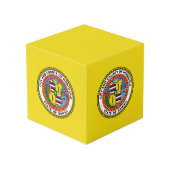 ハワイ・キューブ・ホノルル市旗 フォトキューブ (裏面アングル)