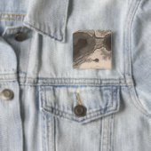 ハワイ·キラウエアの火口 缶バッジ (インサイチュ)