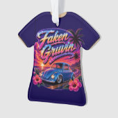 ハワイ グラフィックTシャツ オーナメント (正面)