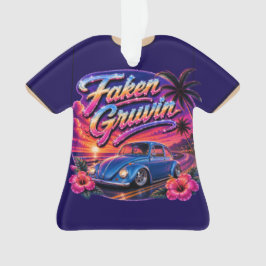 ハワイ グラフィックTシャツ オーナメント
