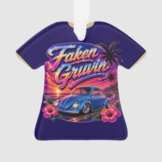 ハワイ グラフィックTシャツ オーナメント (正面)