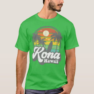 ハワイ コナビーチ サーフィン サーファー Tシャツ