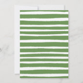 ハワイ トロピカル ビーチ フラワー ウェディング 招待状 (裏面)