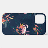 ハワイ・トロピカル・フラミンゴとパラダイス・フロの鳥 Case-Mate iPhoneケース (裏面 (横))