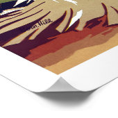 ハワイ,トロピック島の女の子,ヴィンテージ旅行ポスター ポスター (角)