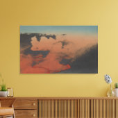 ハワイ – ハワイのキラウエア火山の景色 キャンバスプリント (インサイチュ (リビング))