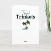 ハワイ |ハワイアンフラダンサー |ことわざこんにちは カード (裏面)