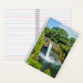 ハワイ，ヒロのレインボー秋 ノートブック (内側)