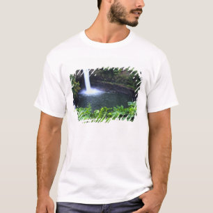 ハワイ,ビッグアイランド,ヒロ,レインボー滝,ラッシュ Tシャツ