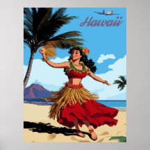 ハワイ、ビーチで踊るフラガール、旅行
