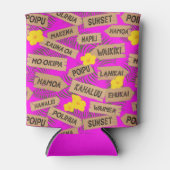 ハワイ ビーチパーティー 缶クーラー (正面)