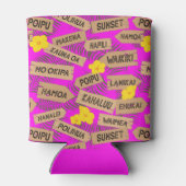 ハワイ ビーチパーティー 缶クーラー (裏面)