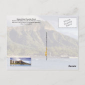 ハワイ,ホノルル,ダイヤモンドヘッド ポストカード (裏面)