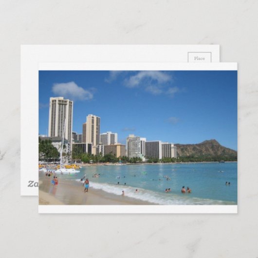 ハワイ ポストカード (正面/裏面)