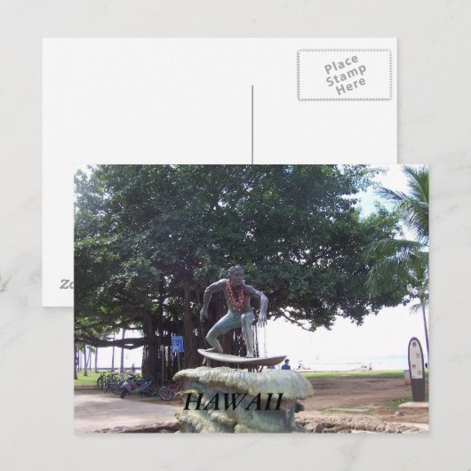 ハワイ ポストカード (正面/裏面)