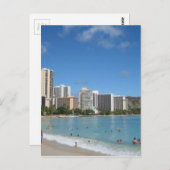 ハワイ ポストカード (正面/裏面)