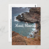 ハワイ，マウイ島の色 ポストカード (正面/裏面)