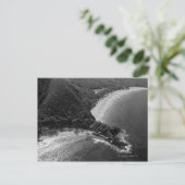 ハワイ・マウイ州マケナビーチの空中眺め ポストカード (スタンド正面)