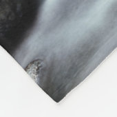 ハワイ·マウイ·ア滝がブループールに流れ込む フリースブランケット (角)