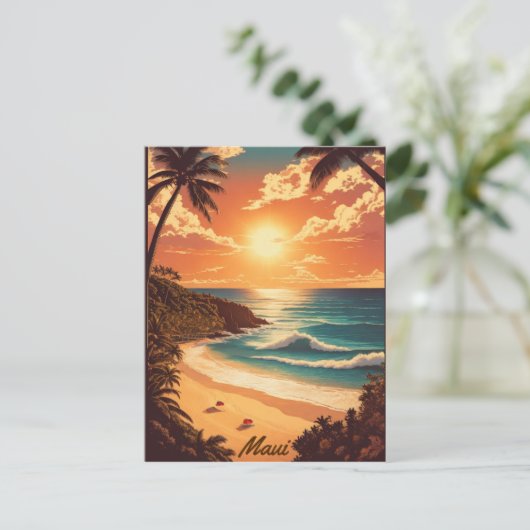 ハワイ,マウイ ポストカード (スタンド正面)