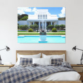 ハワイ・モルモン寺院 キャンバスプリント (インサイチュ (寝室))