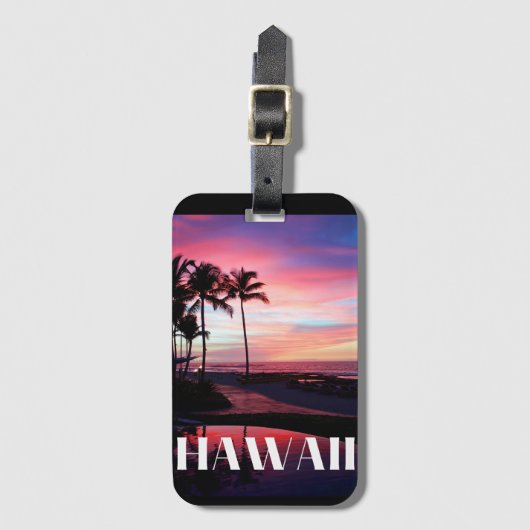 ハワイ ラゲッジタグ (正面縦)