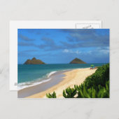 ハワイ・ラニカイ ポストカード (正面/裏面)