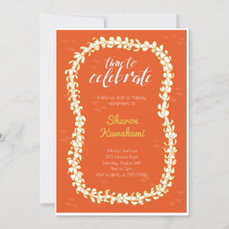 ハワイ レッドパーティー招待状 招待状