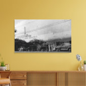 ハワイ – ワイキキシアターブロックの眺め キャンバスプリント (インサイチュ (リビング))