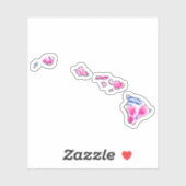 ハワイ – 夏のステッカー – リリーインスパイア シール (シート)