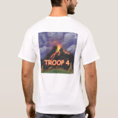 ハワイ -- 小さい島 Tシャツ (裏面)